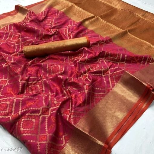 Parinaaz Stylish Patola Silk Sarees