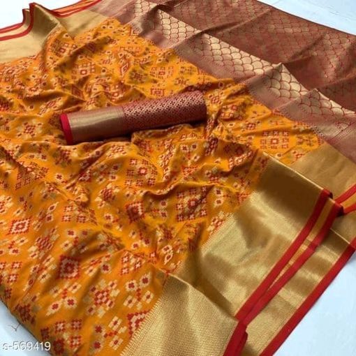 Parinaaz Stylish Patola Silk Sarees