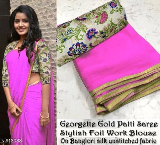 Samaira Fashionable Georgette Sarees