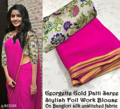 Samaira Fashionable Georgette Sarees