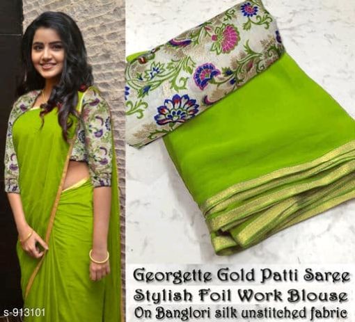 Samaira Fashionable Georgette Sarees