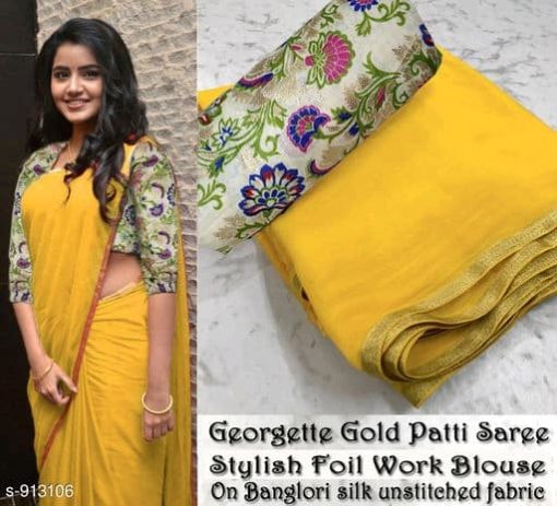 Samaira Fashionable Georgette Sarees