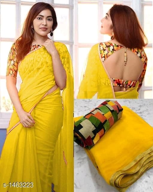 Jivika Alluring Georgette Sarees - Blieveme