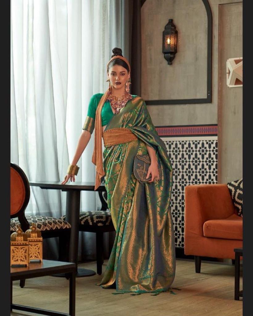 Buy Beige And Orange Embroidered Work Crepe Silk Traditional Saree | Wedding  Sarees