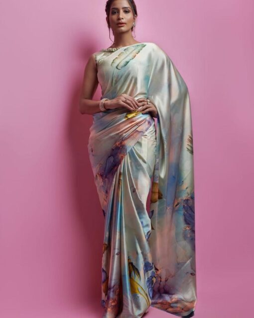 SILK CREPE SAREE